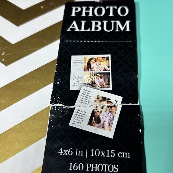 160 Photo Album Foil Chevron EPC 4” x 6” Pictures - Picture 5 of 5